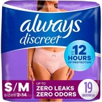 Always Discreet Max Small Underwear 19 Count Size. Fixed Price $33.27.