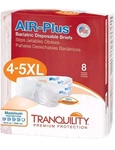 Tranquility Air-plus Bariatric Briefs 4-5XL, 70 To 108 Inch, 34OZ Capacity. Fixed Price $29.99.