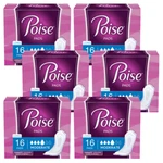 Poise Pads, Long, Moderate Absorption For Bladder Control - Case Of 96. Fixed Price $65.00.