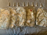 5 Hollister Night 9839, 2 Sealed Bags, Open 1 No Bag, + Adaptors. Fixed Price $40.00.