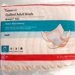 Cardinal Health Quilted Adult Wings Plus Small (2) 12 Packs 24 Briefs). Fixed Price $29.93.