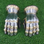 Churburg Gauntlet , 16 Gauge Mild Steel Gloves Sca Larp Medieval. Fixed Price $135.99.