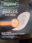 Depend Fresh Protection Incontinence Shields Light Guard For Men 58 Fast Ship. Fixed Price $16.00.