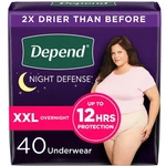 Depend Night Defense Adult Incontinence Underwear Womens Xxl Blush 40CT. Fixed Price $42.99.