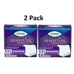 Tena Sensitive Overnight Incontinence Underwear For Women XXLARGE,(2 Pack Of 12). Fixed Price $46.50.