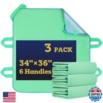 Eterna Washable Positioning Bed Pad With Handles, 34"X36" Waterproof 3-PACK. Fixed Price $67.65.