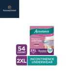 Assurance Women's Incontinence & Postpartum Underwear Xxl Maximum Absorbency 54. Fixed Price $35.79.