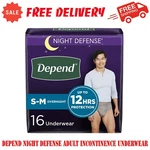 Depend Defense Adult Incontinence Underwear For Men, Overnight, S/m, Grey. Fixed Price $22.95.