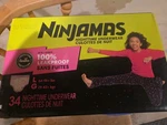 Ninjamas Girls Bedwetting Nighttime Underwear, Size L/xl 64-125 Lbs 34 Ct. Fixed Price $24.99.