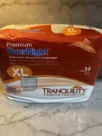 Tranquility Premium Overnight Disposable Underwear, Xl - 14 Count. Fixed Price $18.00.