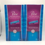 Poise Impressa Bladder Support Tampons, Size 1, 16 Count, 2029 Free Shipping. Fixed Price $134.95.