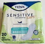 Tena Sensitive Moderate Regular Incontinence Pad For Women, 20 Count. Fixed Price $10.88.