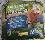 New 10 Pack Unique Wellness Absorbent Underwear Xxl Incontinence 60"-80" Waist. Fixed Price $39.50.