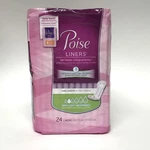 Poise Incontinence Bladder Leaks Liners Long Length Very Light Absorbency 24CT. Fixed Price $8.88.