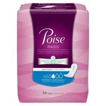 Poise Incontinence Pads Moderate Absorbency - Long, 54 Pieces. Fixed Price $9.75.