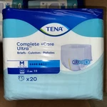 Tena Complete + Care Ultra Brief Medium 32" - 44" Full Case Of 80 Brand New. Fixed Price $19.99.