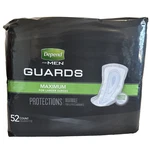 Depend Incontinence Guards For Men - 52 Pack Maximum Protection. Fixed Price $24.99.
