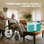 Adult Diaper Liner Refills Compatible Janibell Akord 280 Slim Model System Lasts. Fixed Price $24.80.