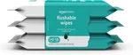 Amazon Basics Adult Wet Wipes Flushable Fragrance Free, 126 COUNT-3 Packs Of 42. Fixed Price $6.69.