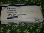 Pks 24/EA New Sealed Covidien (coviden) Simplicity Garment Liner Extra Heavy. Fixed Price $50.00.