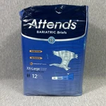 Attends Bariatric Briefs Xxl Adult Diapers New Sealed Pack Of 12. Fixed Price $16.00.