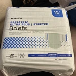 Mckesson Incontinence Brief Stretch Brstrbar 2XL/3XLHEAVY Ultra Plus 20 Ct. Fixed Price $21.55.