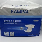 Fampal Vital Guard Adult Briefs Xl Maximum Absorbency Refastenable Tabs 15 Count. Fixed Price $15.50.