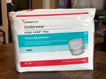 Cardinal Health Underwear Sure Care Plus Heavy Absorbency Large 72 Count New.. Fixed Price $26.98.