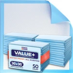 Chucks Disposable 36 Underpads 50-PACK Incontinence Chux Absorb. Fixed Price $54.14.