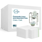 Tidycare Disposable Commode Liners & Pads For Portable Toilet Chair - 72 Count. Fixed Price $111.52.