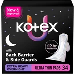 Overnight Pads With Wings Extra Heavy Absorbency 34 Count Kotex Ultra Thin. Fixed Price $20.00.