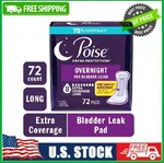 Poise Overnight Incontinence & Postpartum Pads For Bladder Leaks, 72 Count. Fixed Price $44.28.