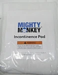 Mighty Monkey Incontinence Pad 34"X52", White. Fixed Price $23.99.