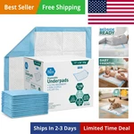 Disposable Underpads 17'' X 24'' 100-COUNT Incontinence Pads, Bed Covers, Pup.... Fixed Price $28.99.