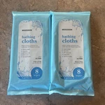 Set Of 2 Mckesson Bathing Cloths Or Washcloth Wipes Size 8X8. Fixed Price $18.00.