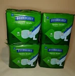 Packs Medline Fitright Optifit 44-56 Inches Large Disposable Briefs 20 Count. Fixed Price $75.99.