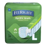 Large 20 Count Fitright Plus Briefs Clothlike Incontinence Protector 48 58. Fixed Price $24.19.