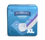 Medline Fitright Super Underwear Adult Unisex Xl 56-68" Waist Heavy Absorb 80. Fixed Price $81.03.