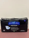 Medline Fitright Active Guards Men Incontinence Leak Protection One Size 52CT. Fixed Price $17.49.