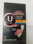 U By Kotex Barely There Wrapped Everyday Liners Ct =250 (5-PACK). Fixed Price $21.50.