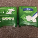 Lot Of 2 Medline Fitright Optifit Ultra Adult Diapers Medium Disposable 40 Count. Fixed Price $22.00.