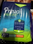 Prevail Per-fit Daily Underwear Small Extra Absorbency 20CT Odor Guard. Fixed Price $125.00.