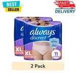 Always Discreet Incontinence Underwear Women, Postpartum Adult Diapers Xl, 34 Ct. Fixed Price $32.59.