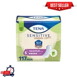 Tena Sensitive Care Maximum Absorbency Long Incontinence Pads For Women, 117 Ct. Fixed Price $44.59.