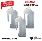 Male Urinal Uri-max 32 Oz. / 1000 Ml With Closure Single Patient Use. Fixed Price $6.95.