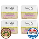 Honey Pot Co. Incontinence Pads Women 64-CT Daytime Organic Cotton Leak Protecti. Fixed Price $53.34.