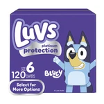 Luvs Platinum Protection Baby Diapers, Size 6, 120 Count. Fixed Price $32.87.