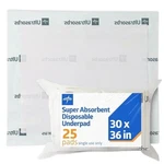 30" X 36" Super Absorbent Disposable Bed Pads For Adults, Elderly, 25 Count. Fixed Price $45.88.