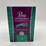 Poise Impressa Bladder Supports Size 3 Tampons - 21 Count New Sealed 2029. Fixed Price $297.00.