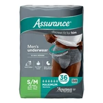 Assurance Men's Underwear, Maximum Absorbency, Size S/m, 72 Ct. Fixed Price $39.99.